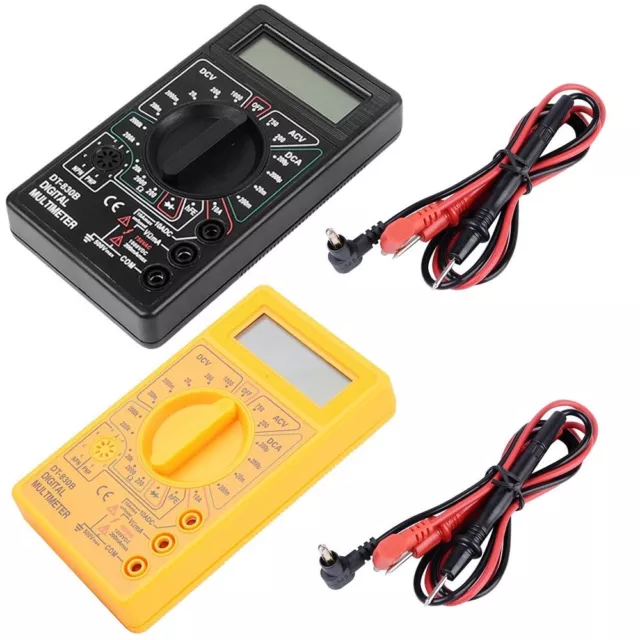 Digital LCD Multimeter Messgerät AC DC Strommesser Strom Voltmeter Amperemeter