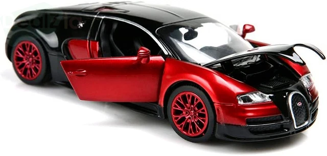 Bugatti Veyron Diecast Car - Alloy Model Cars Toy for Kids Ages 3-12