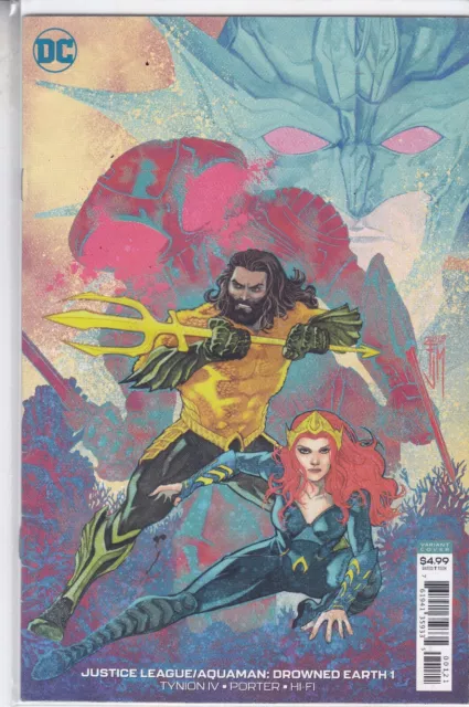 Dc Comics Justice League/Aquaman Drowned Earth #1 Dec 2018 Manapul Variant