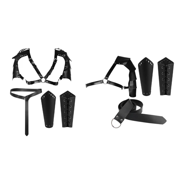 Accessoires de déguisement de chevalier médiéval pour hommes pour Anime