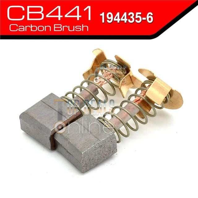 Genuine Makita Carbon Brushes - Replacement Set For Drills & Saws (CB-441) 7 thumbnail image