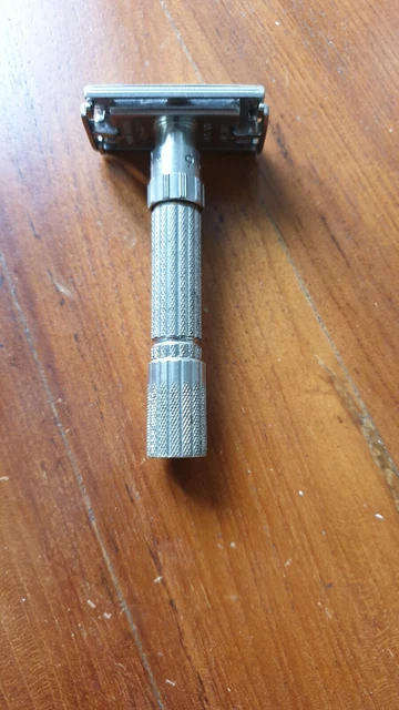 Vintage 1961 G1 Gillette  Fat Boy TTO Safety Razor