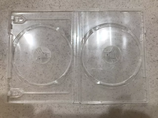 Clear 2 Disc CD/DVD/Blu-Ray Case