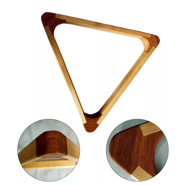 Ensure a Perfect Rack with this Billiard Triangle Rack for 57 2mm Balls