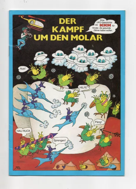 KKH, Werbecomic zum Zähneputzen, 1982, Hannover, Kaufmännische Krankenkasse.