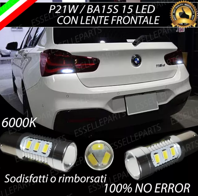 Coppia Di Luci Retromarcia 15 Led P21W Ba15S Canbus Bmw Serie 1 F20 Restyling