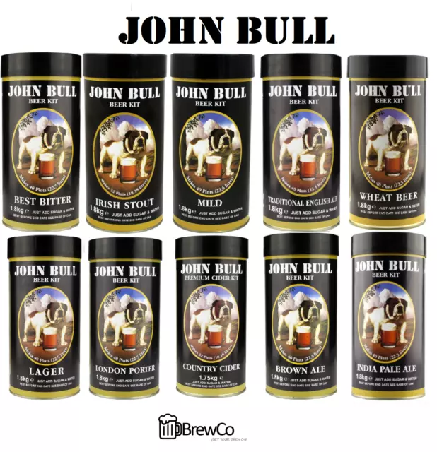 John Bull Beer Kits Make Home Brew Refill Ingredients - All varieties. Home Brew