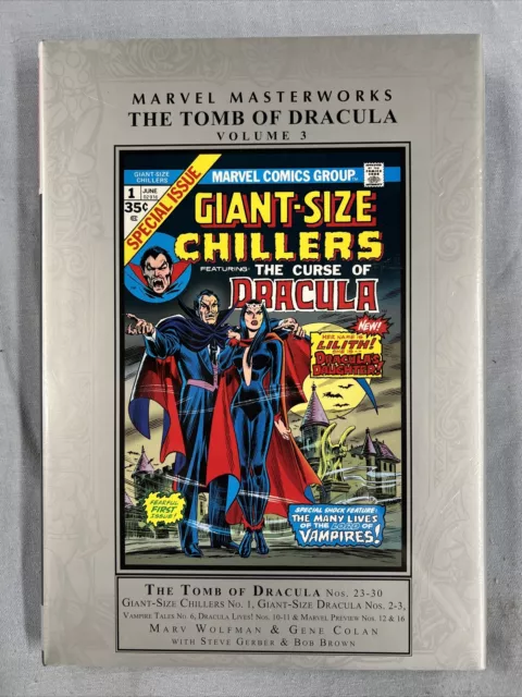MARVEL MASTERWORKS TOMB DRACULA Vol #3 Hard Cover (2023) Global Shipping