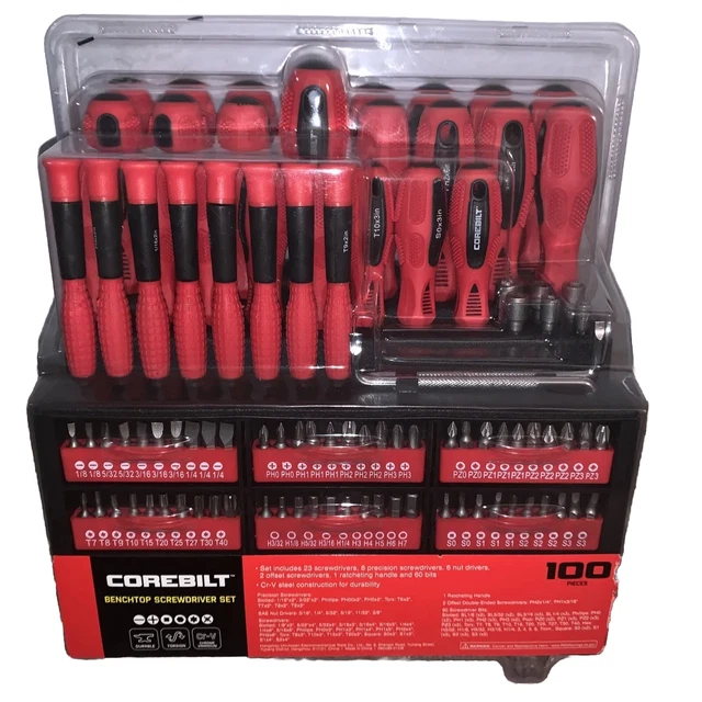 ToolPRO Screwdriver Set - 100 Piece