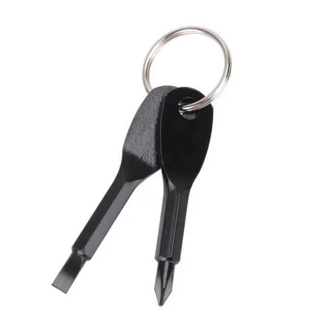 6Pcs 2pcs Key Ring Screwdriver Set Outdoor Pocket Mini Tool with Keychain
