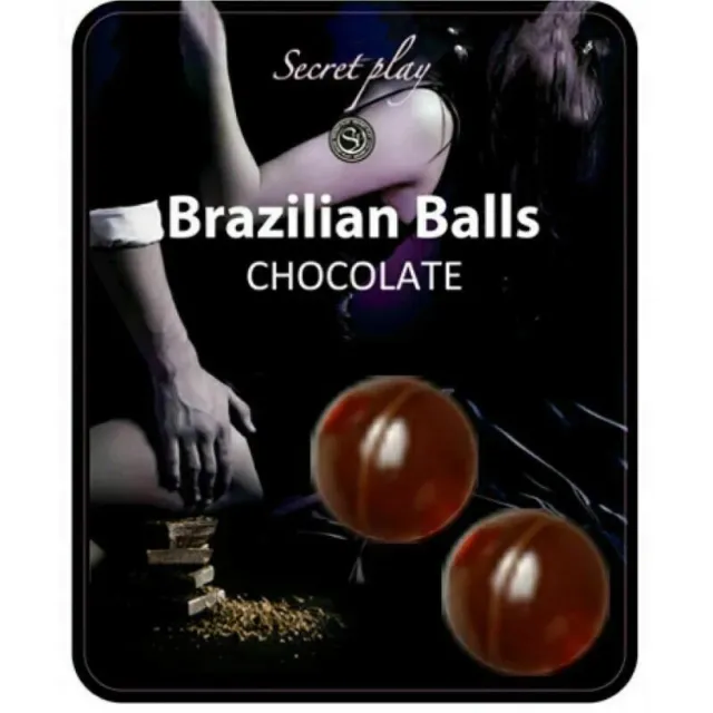 2 palline brasiliane Hot Chocolate Orgasmic Foreplay Lubrificante eccitante