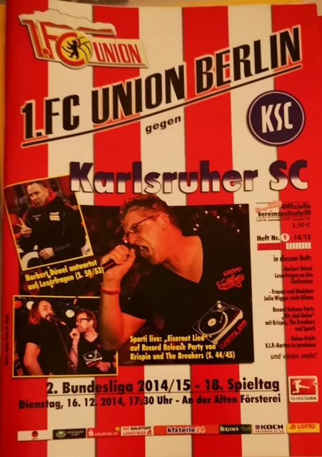 2014/15 2.Bundesliga 1.FC Union Berlin - Karlsruher SC