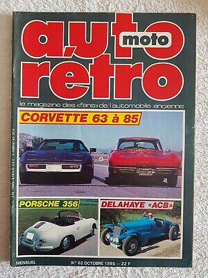 AUTO Rétro n°230; Corvette/ René Metge/ Alpine A 110 1100/ Porsche 944/ Les rotu 