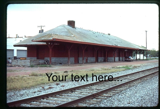 o503 Orig. Slide MKT Depot at Greenville, TX 1984