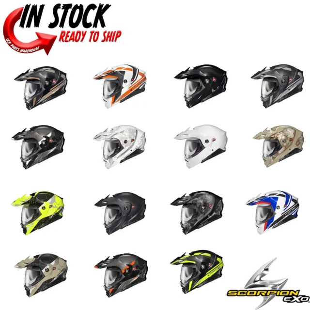 2024 Scorpion Exo At960 Modular  Adv Motorcycle Helmet - Pick Size & Color