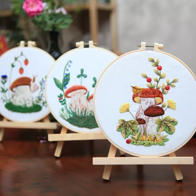 With Hoop Beginner Embroidery Kits DIY Cross Stitch Set  Gift