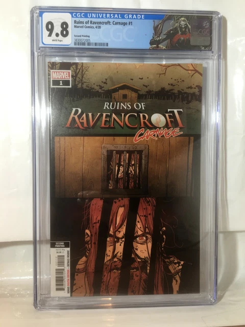 Ruins of Ravencroft Carnage #1 2nd Print CGC 9.8 1st Cortland Kasady NM/MT 2020