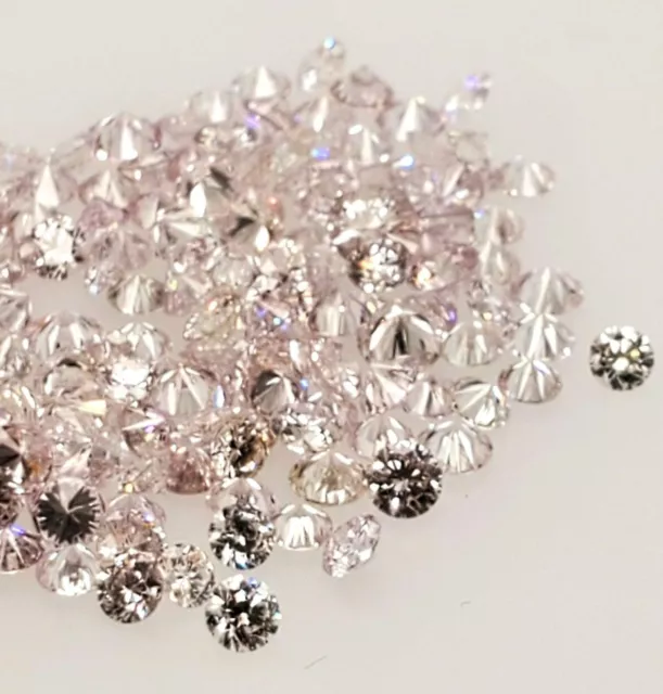 11 Stones 1CT Loose Diamonds 100% Natural PINK Color Round Cut Brilliant 2.8mm