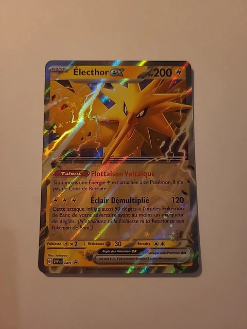 Card Collection – Électhor Ex SVP049 Double Rare (RR) – Carte Pokémon Neuve – Écarlate & Violet