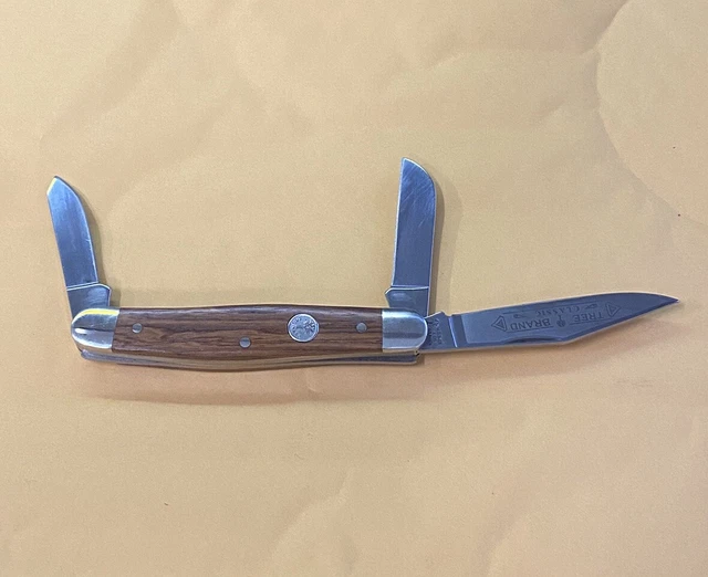 VINTAGE TREE BRAND 3 Blade pocket knife H. Boker & Co Solingen 0.99