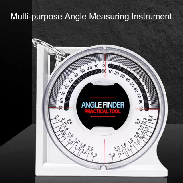 Slope Angle Finder Protractor Tilt Level Meter Clinometer Gauge Gauging Tool 3