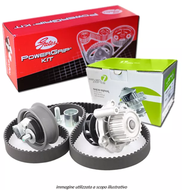 Kit Cinghia Distribuzione Gates + Pompa Acqua Seven Ford Focus II 1.6 TDCi 74 KW