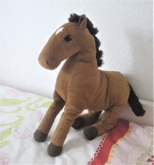 Ikea Ökenlöpare Kuscheltier Stofftier Plüschtier Pferd Pony braun ca. 35 cm TOP