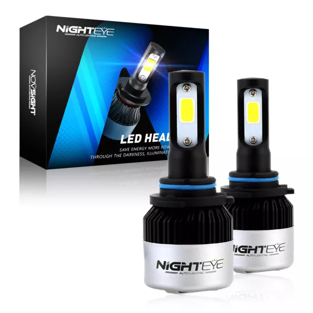 Nighteye 9006/HB4 LED Phares Antibrouillard KIT 72W 9000LM Ampoules 6500K White