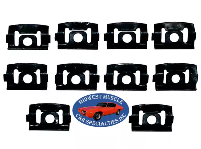 Front Windshield Rear Window Reveal Trim Molding Clips Fits Chrysler 10pcs PP