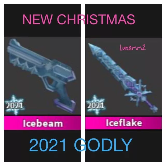 Roblox Murder Mystery 2 MM2 Iceflake Godly Knife Fast Shipping!