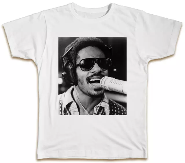 Stevie Wonder T-Shirt - Cool Designer Soul Top Gift Present Gift Swag