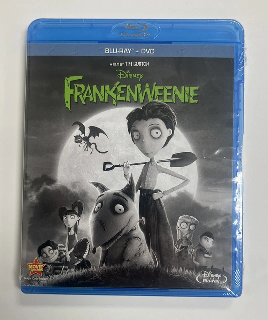 Frankenweenie (2012) BLU-RAY+DVD NEW Tim Burton Walt Disney Animation Sealed