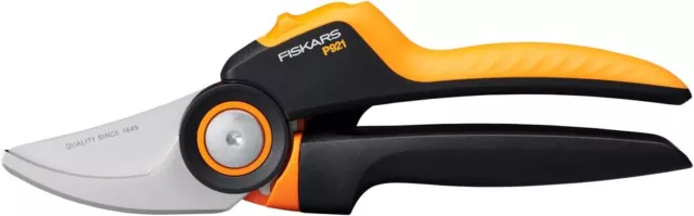 Fiskars X-series M P921 Bypass-Gartenschere - Orange/Schwarz Neu