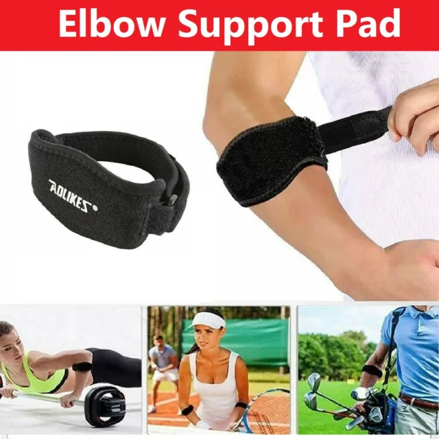 Adjustable Tennis/Golf Elbow Support Brace Strap Band Forearm Protection Relief
