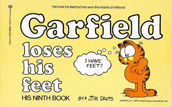 Garfield TPB 1st Edition #9-1ST VG 1984 Stock Image Low Grade