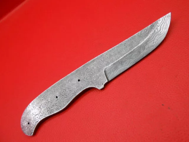 Custom Handmade Pattern Damascus Hunting Knife Blade Blank