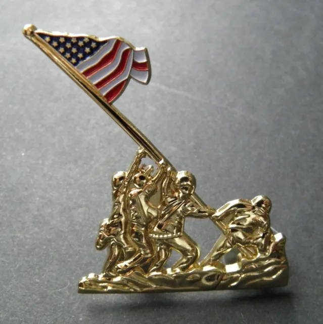Iwo Jima Memorial Us Marine Corps Usmc Marines Lapel Pin Badge 2 Inches