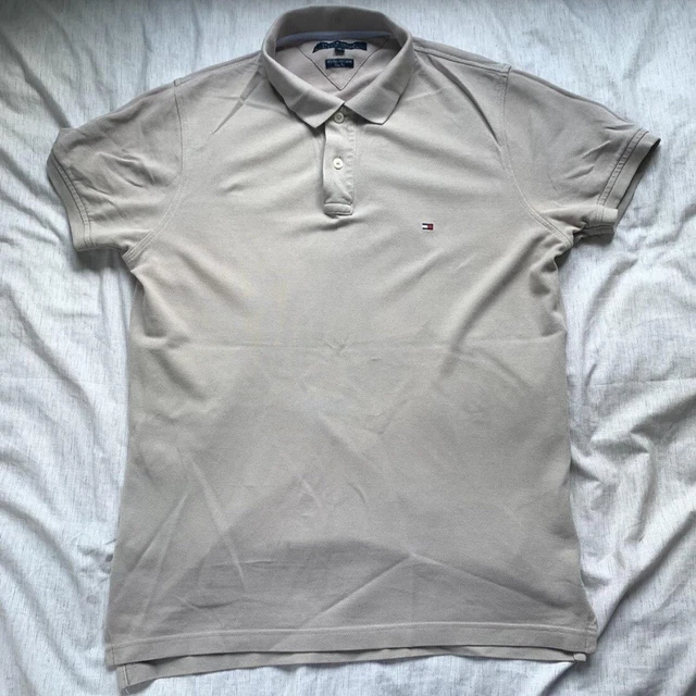 Tommy hilfiger polo 40's shop two ply cotton