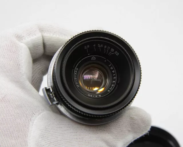 Jupiter-12 2,8/35 Camera Lens Bayonet Mount Contax-Kiev RF with Passport USSR