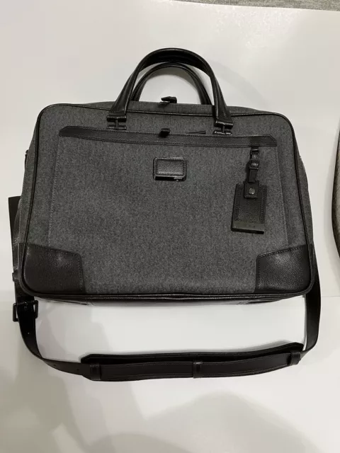 Tumi Astor Ansonia Softside Leather Trim Bag Suitcase 33230EG - MINT Condition
