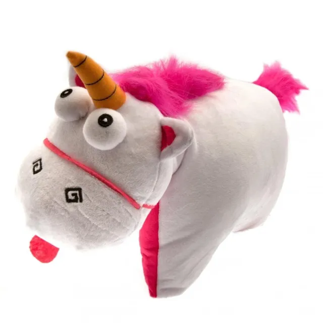 Despicable Me Folding Cushion Fluffy Unicorn - Cute and Comfy Plush Pillow