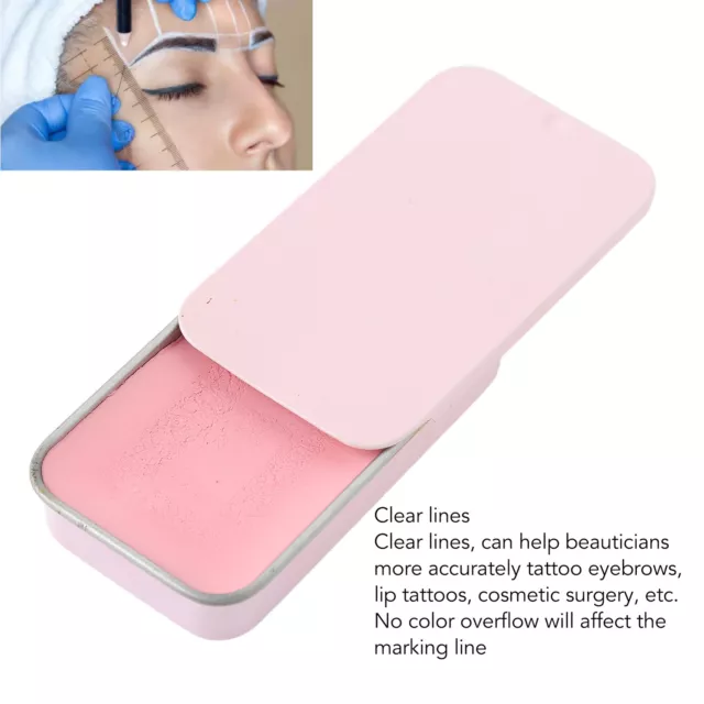 (Pink)2Pcs Eyebrow Paste Mapping Brow Paste Washable Brow Contour Paste VIS