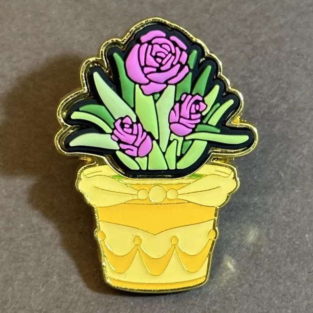 Disney Loungefly Pin - Belle - Princess Flower Pot Mystery Beauty and the Beast