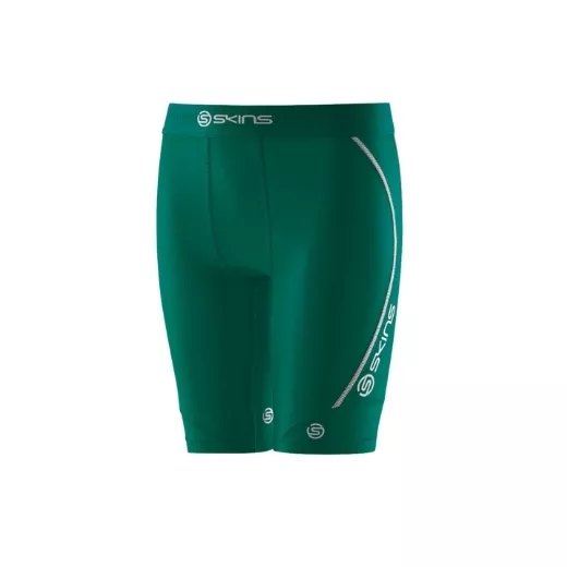 Skins Dnamic Youth Compression Half Tights - Dark Green