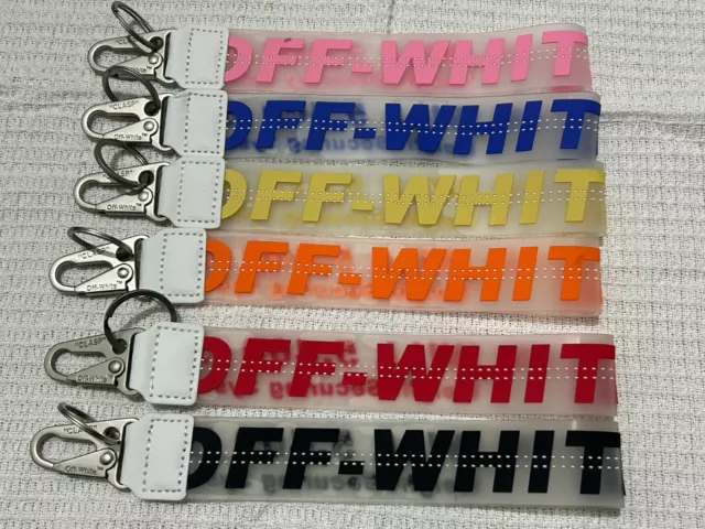 Off White Fashion Keychain chain Key Buckle lanyard Key Ring AU