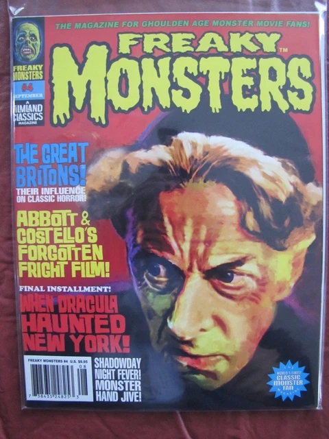 Freaky Monsters # 4 Uncirculated Abbott & Costello's Forgotten Fright Film Freaky Monsters # 4 Uncirculated Abbott & Costello's Forgotten Fright Film