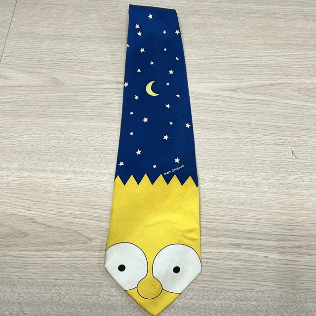 Vintage Bart Simpson Neck Tie 1994 20th Century Fox Balancine 100% Silk Vintage Bart Simpson Neck Tie 1994 20th Century Fox Balancine 100% Silk