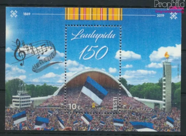 Briefmarken Estland 2019 Mi Block47 (kompl.Ausg.) postfrisch Musik(9616441
