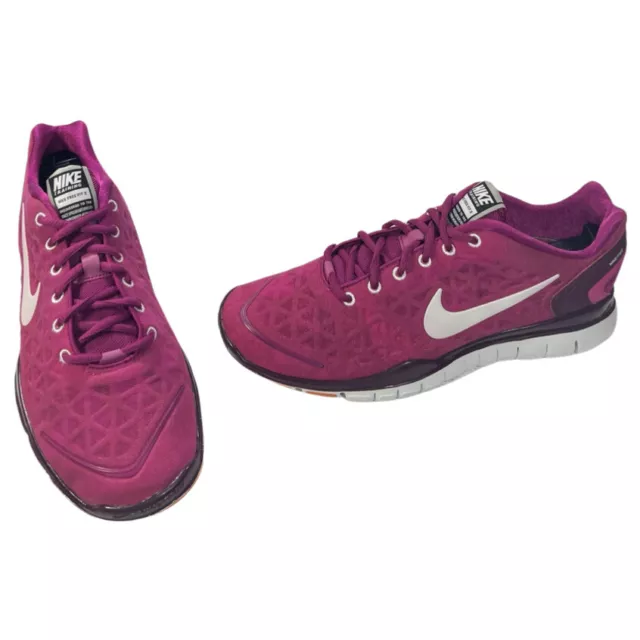 Nike Training Free Fit 2 Size 11 Women's Running Shoes Purple White 524893-600