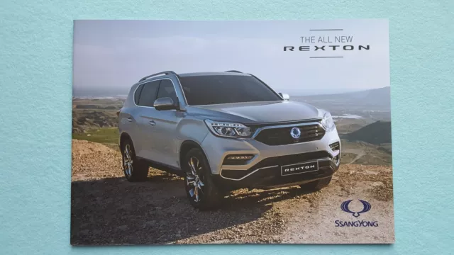 SsangYong Rexton EX ELX Ultimate car brochure sales catalogue 2018 MINT